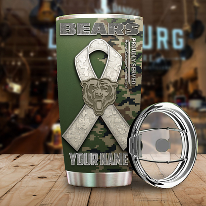 Premium NFL CHI Proudly Served Tumbler V1 NMD TTV