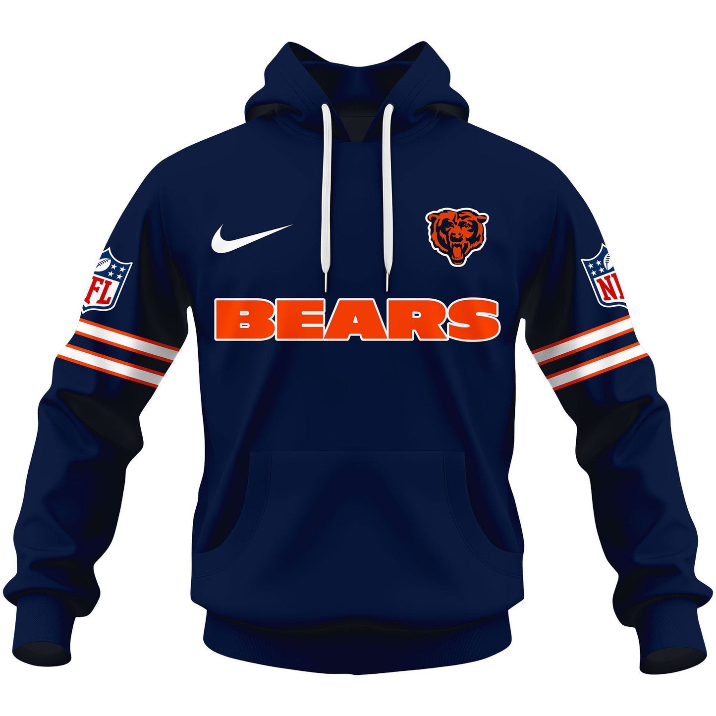 Premium NFL CHI Signature Fan Gear Hoodie V1 NMD NHM