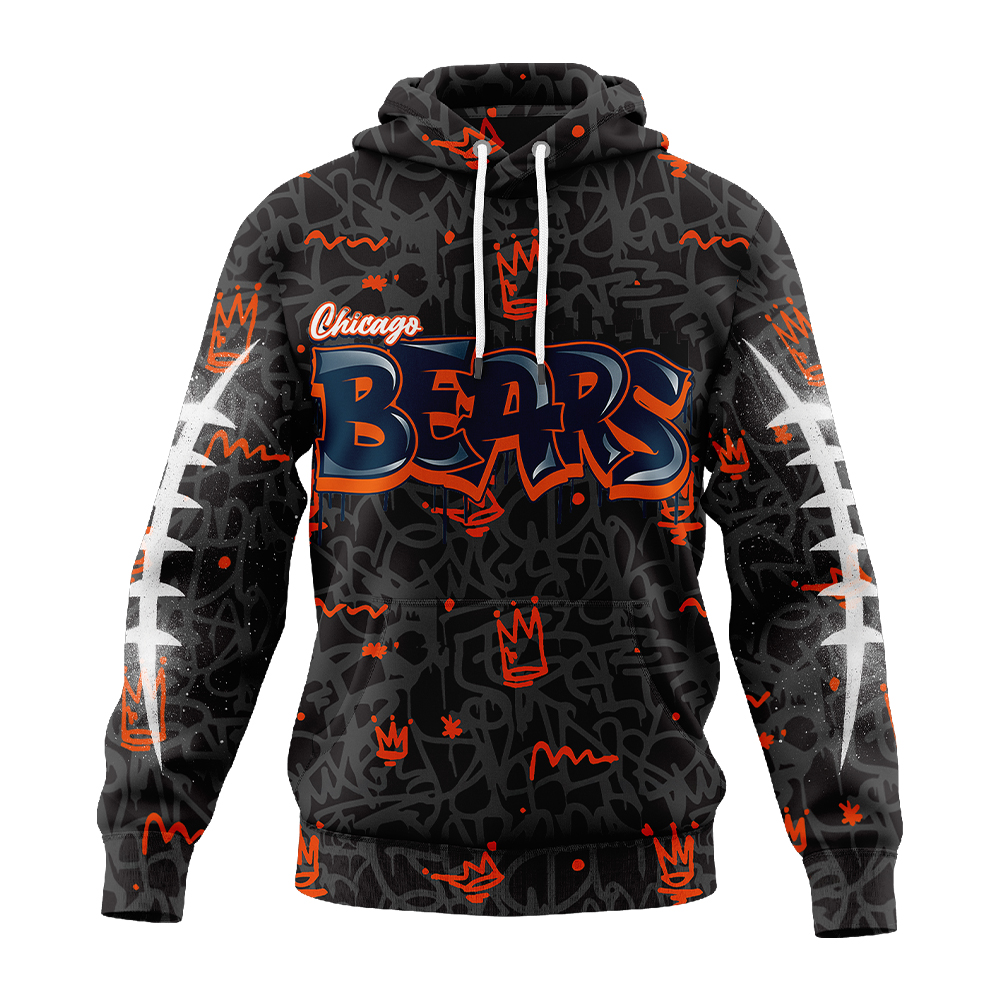 Premium NFL CHI Special Graffiti Hoodie V2 NMD  TTV