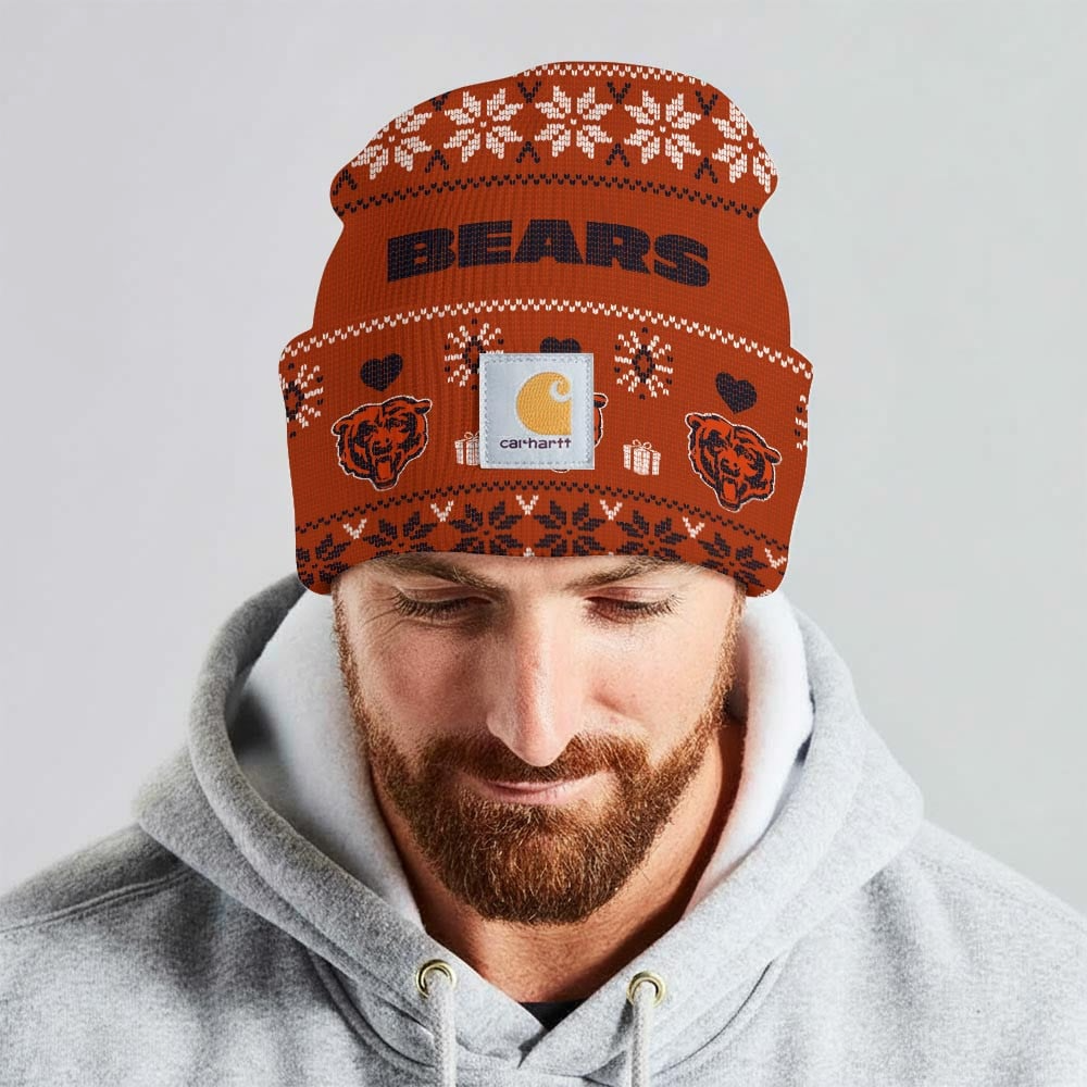 Premium NFL CHI x CH Chrismas Workwear Beanie V1 NMD TTV