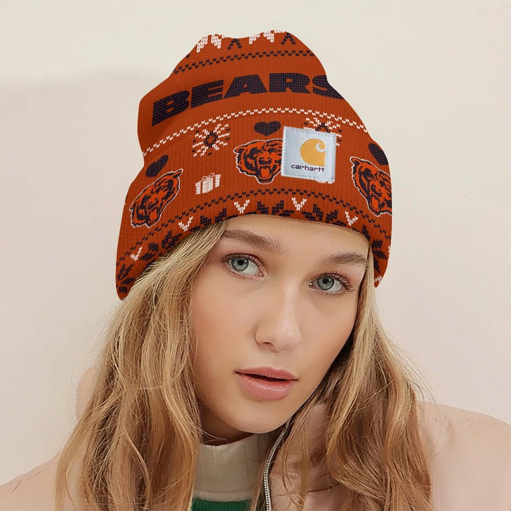Premium NFL CHI x CH Chrismas Workwear Beanie V1 NMD TTV