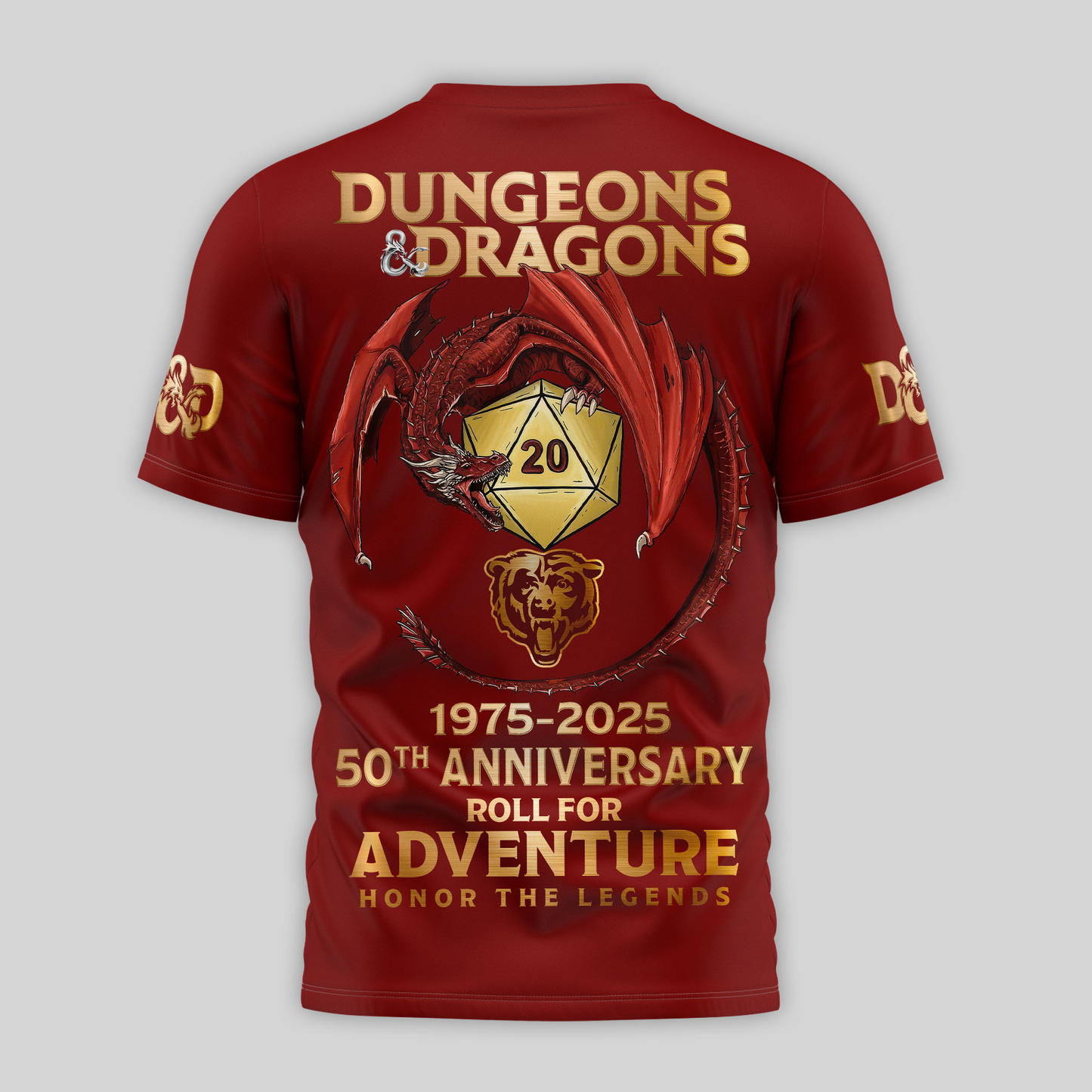 Premium NFL CHI x Dungeons And Dragons 50th Anniversary Shirt V15 NMD TTV