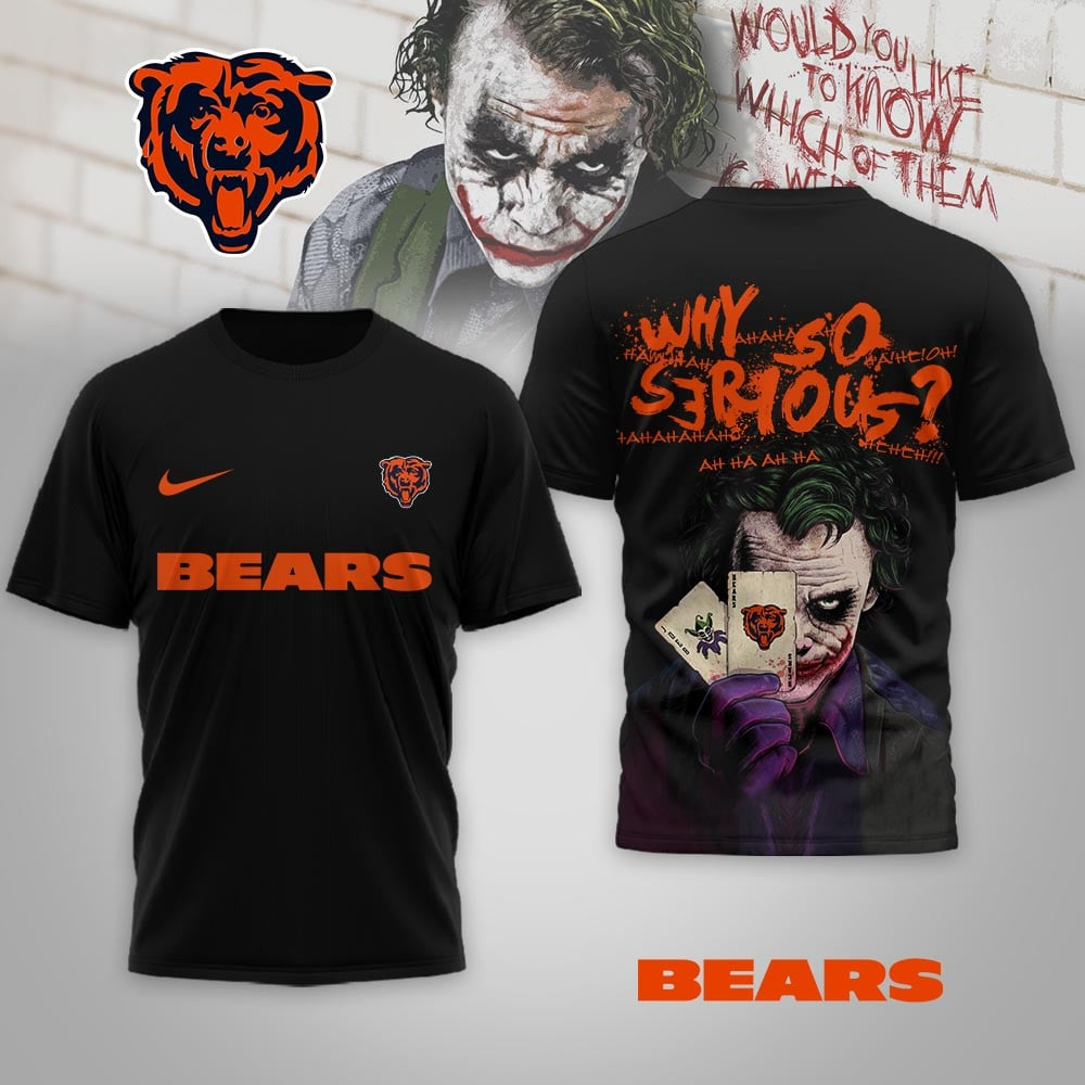 Premium NFL CHI x JOK Why So Serious T-shirt V1 NMD TTV