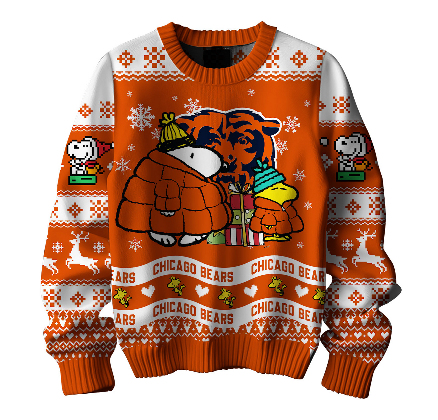 Premium NFL CHI x SNP Ugly Sweater V1 NMD TTV