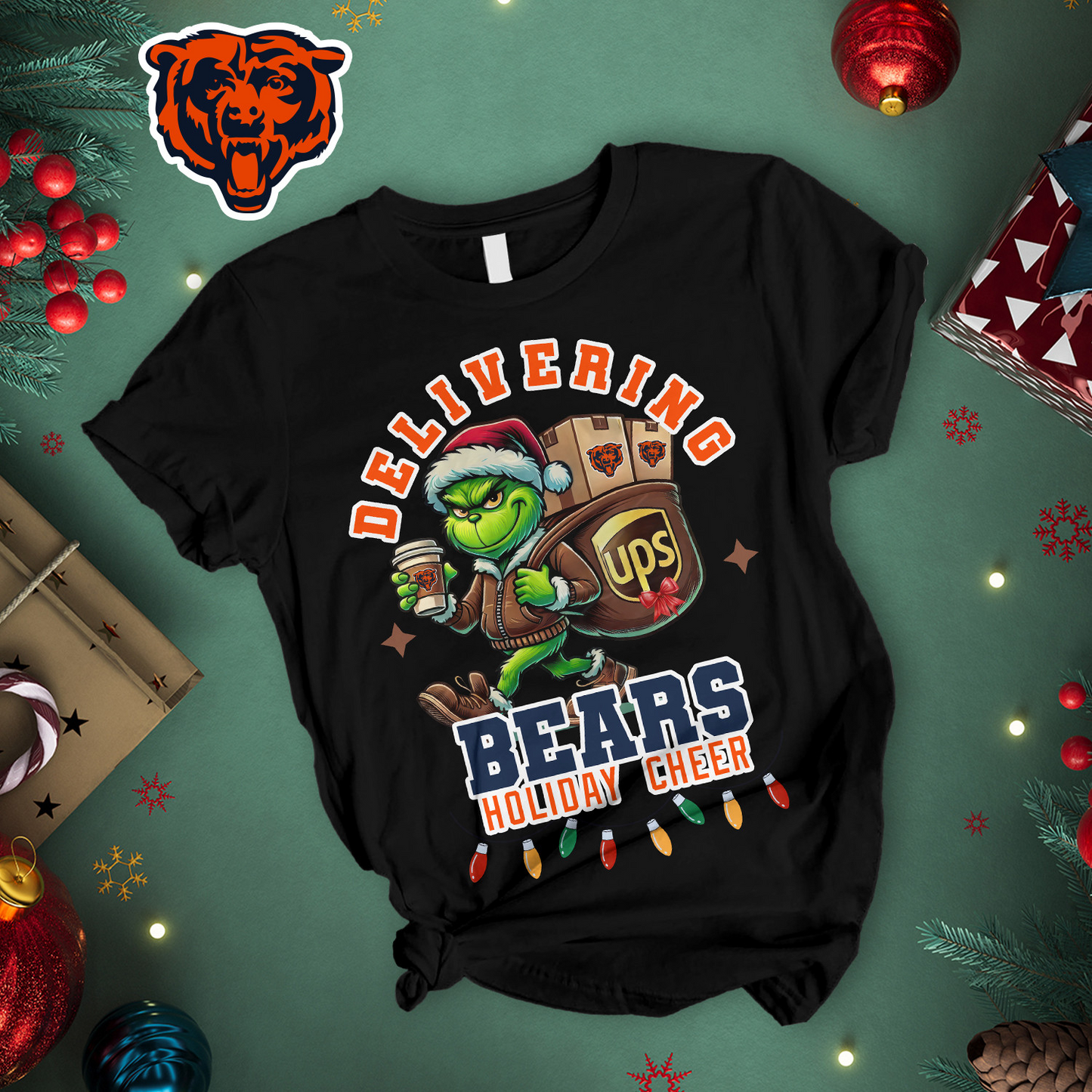 Premium NFL CHI x Ups T-shirt NMD TTV