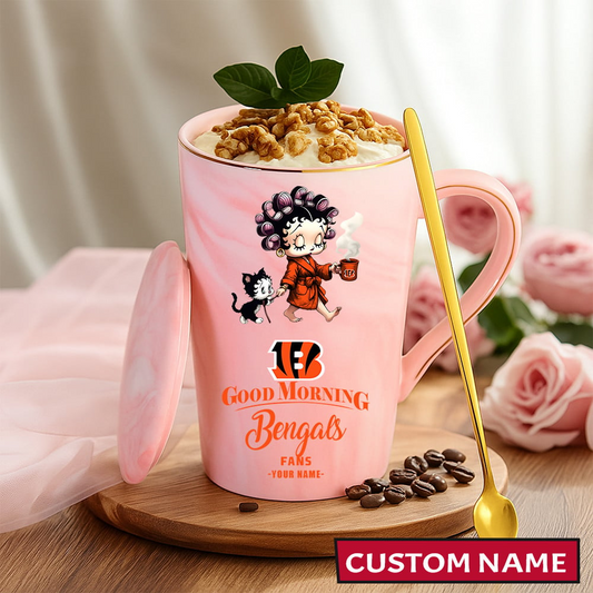 Premium NFL CIN Ceramic Women Coffee Mug V1 NMD TTV