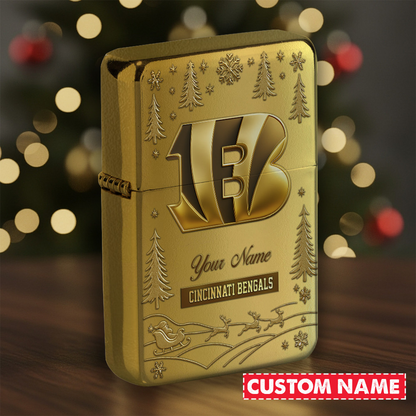 Premium NFL CIN Christmas Lighter V1 NMD TTV