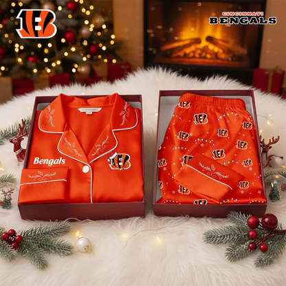 Premium NFL CIN Christmas Pajasma V2 NMD TTV