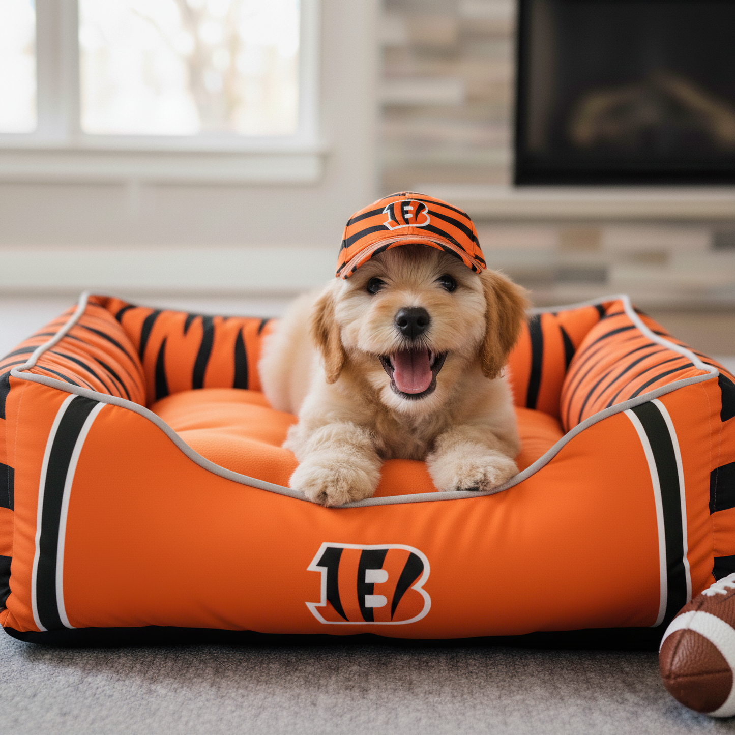 Premium NFL CIN Pets Bed V1 NMD TTV