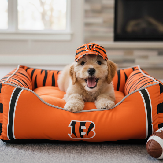 Premium NFL CIN Pets Bed V1 NMD TTV