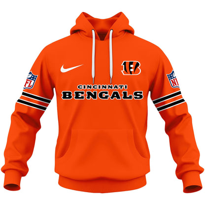 Premium NFL CIN Signature Fan Gear Hoodie V1 NMD NHM