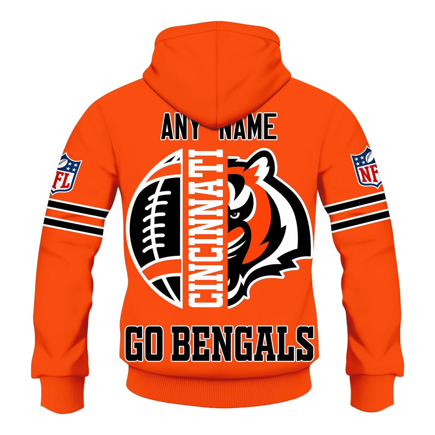 Premium NFL CIN Signature Fan Gear Hoodie V1 NMD NHM