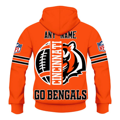 Premium NFL CIN Signature Fan Gear Hoodie V1 NMD NHM