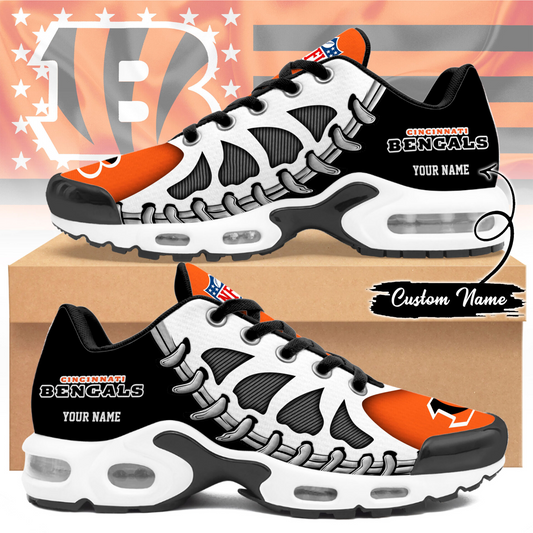 Premium NFL CIN Spine Rush Air Max Sneaker V4 NMD  TTV