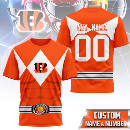 Premium NFL CIN x PWR T-shirt V1 NMD TTV