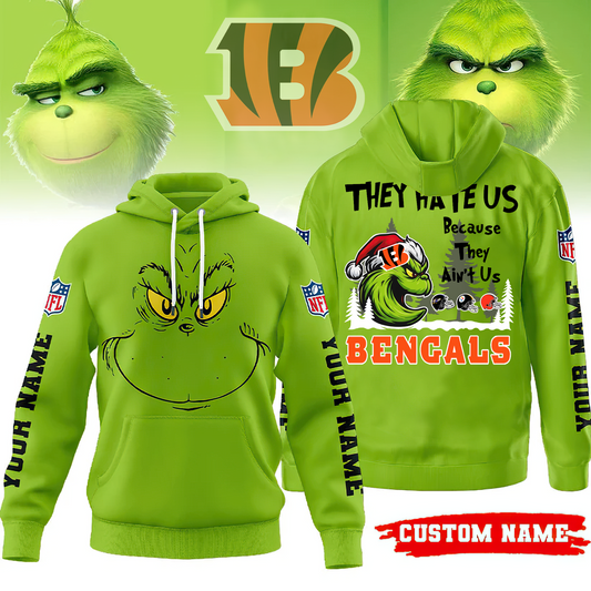 Premium NFL CIN x The Grinch Hoodie V2 NMD TTV