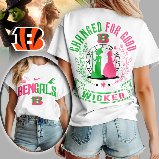 Premium NFL CIN x WCKD Changed For Good Women Shirt V1 NMD TTV