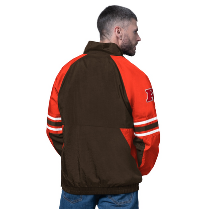 Premium NFL CLE Legacy Quarter-Zip Jacket V1 NMD TTV