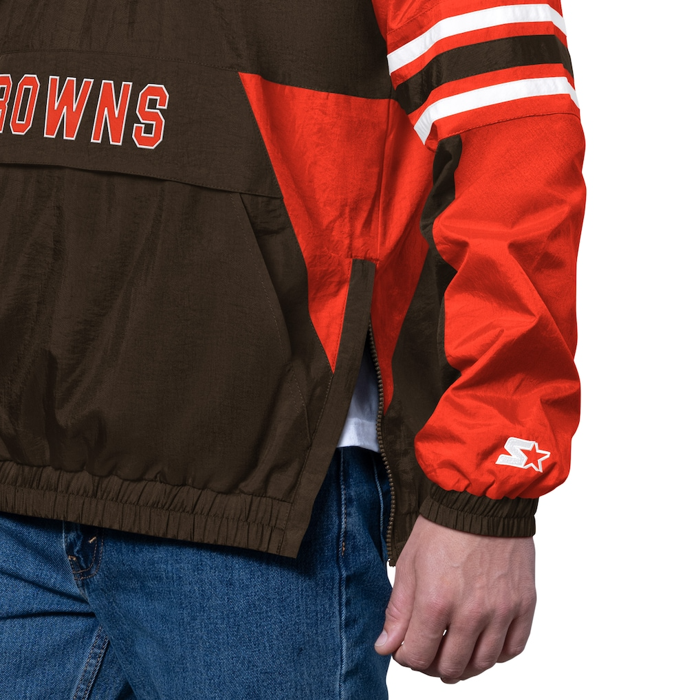 Premium NFL CLE Legacy Quarter-Zip Jacket V1 NMD TTV