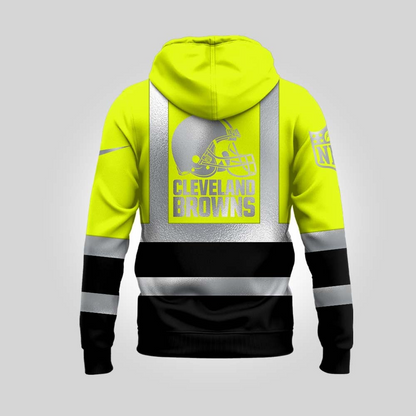 Premium NFL CLE Patriotic Safety Hoodie V1 NMD TTV