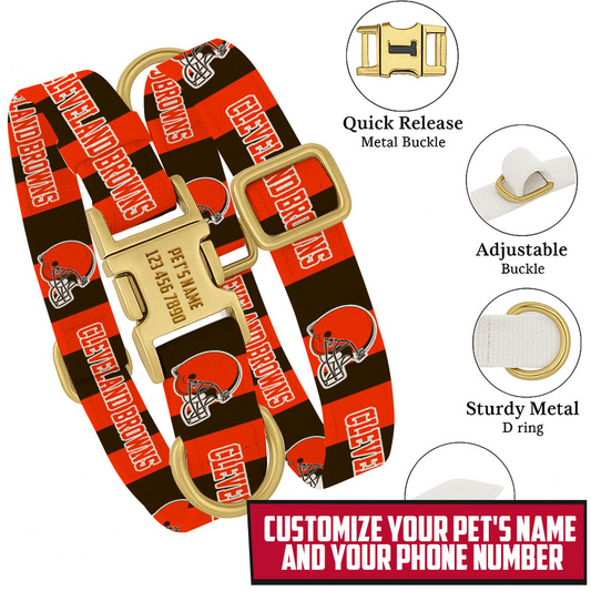 Premium NFL CLE Pet Collar V1 NMD TTV