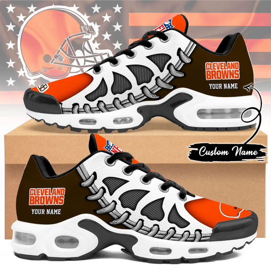 Premium NFL CLE Spine Rush Air Max Sneaker V4 NMD  TTV
