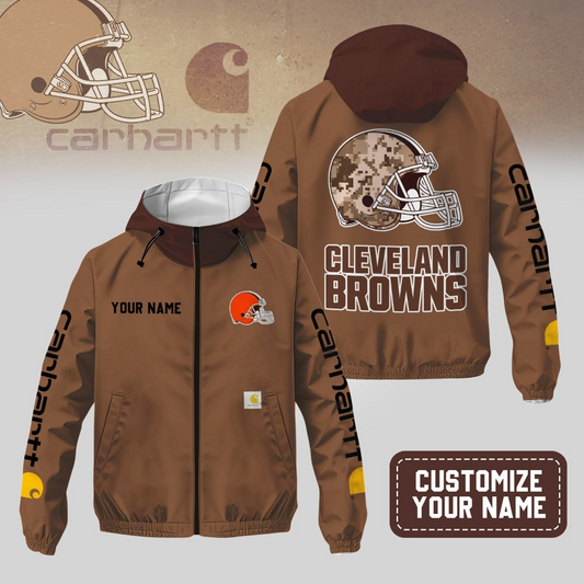 Premium NFL CLE x CAH Windbreaker Jacket V1 NMD TTV
