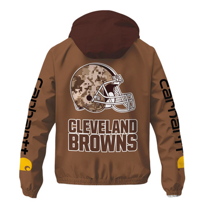 Premium NFL CLE x CAH Windbreaker Jacket V1 NMD TTV