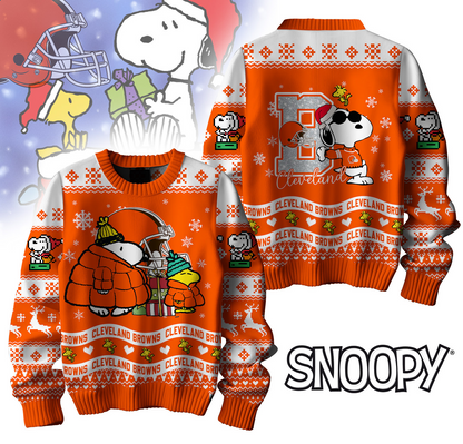 Premium NFL CLE x SNP Ugly Sweater V1 NMD TTV