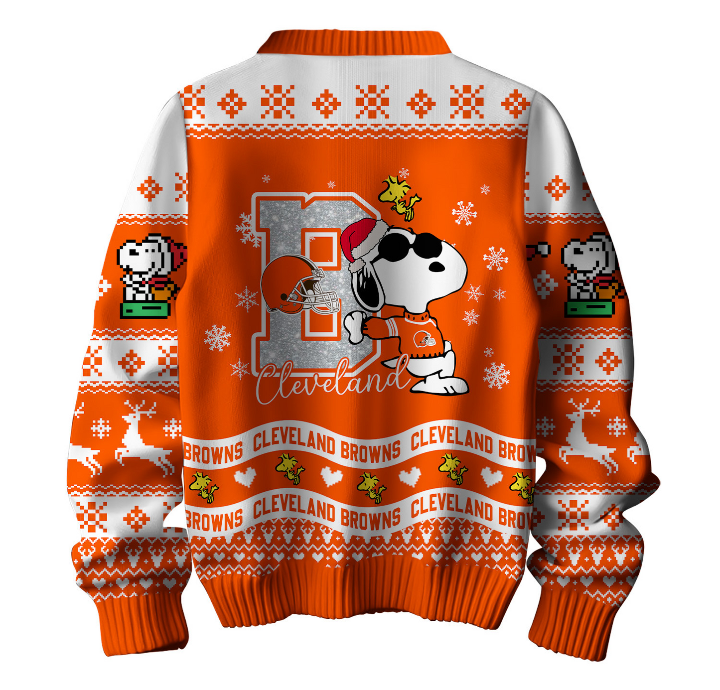 Premium NFL CLE x SNP Ugly Sweater V1 NMD TTV