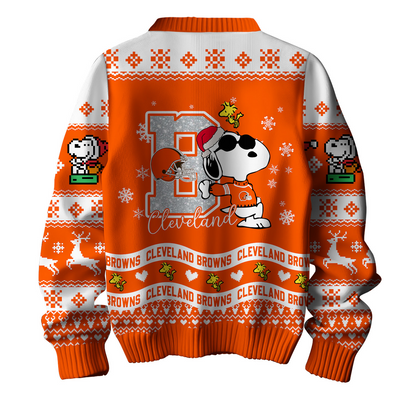 Premium NFL CLE x SNP Ugly Sweater V1 NMD TTV
