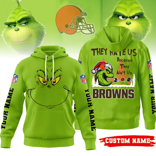 Premium NFL CLE x The Grinch Hoodie V2 NMD TTV