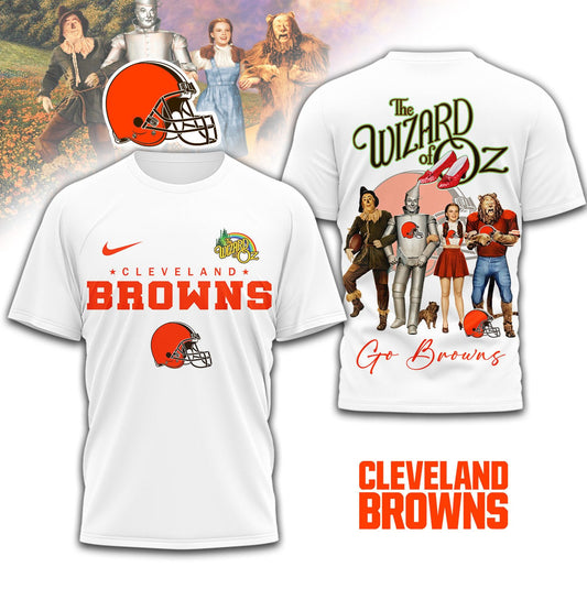 Premium NFL CLE x The Wizard Of Oz T-shirt V1 NMD NHM