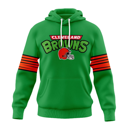 Premium NFL CLE x TMNT 35th Anniversary Hoodie V1 NMD TTV