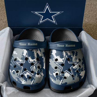 Premium NFL DAL Camo CLogs V1 NMD TTV