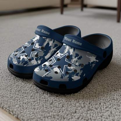 Premium NFL DAL Camo CLogs V1 NMD TTV
