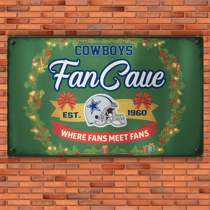 Premium NFL DAL Cave Metal Sign V2 NMD TTV
