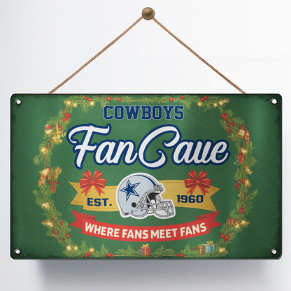 Premium NFL DAL Cave Metal Sign V2 NMD TTV