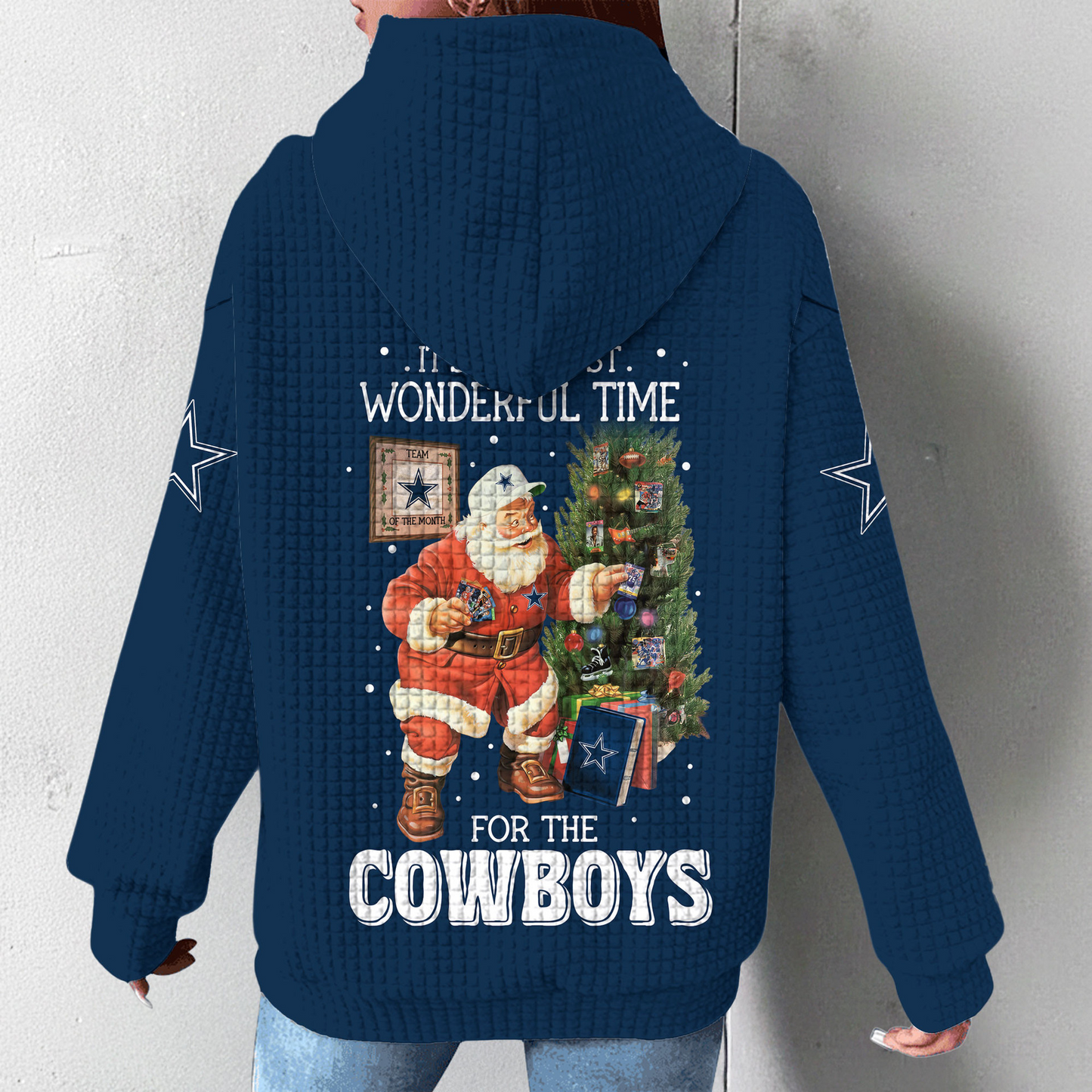 Premium NFL DAL Christmas Waffele Hoodie V1 NMD 261125 TTV