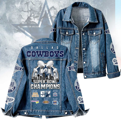 Premium NFL DAL Denim Jacket V1 NMD NHM