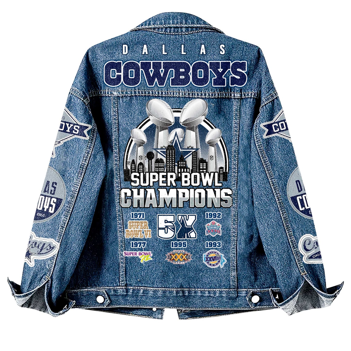 Premium NFL DAL Denim Jacket V1 NMD NHM