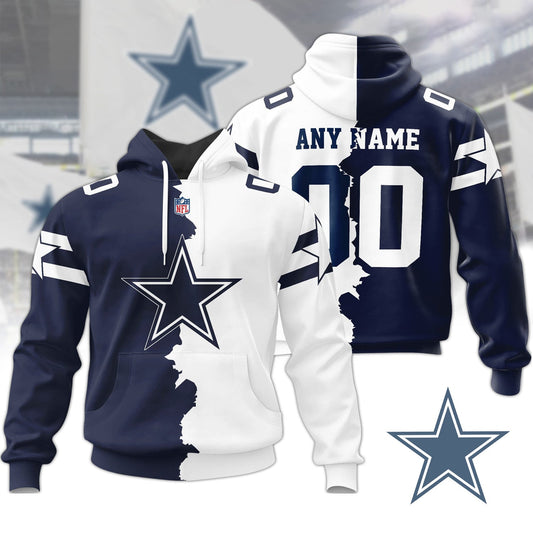 Premium NFL DAL Home Mix Away Hoodie V1 NMD NHM