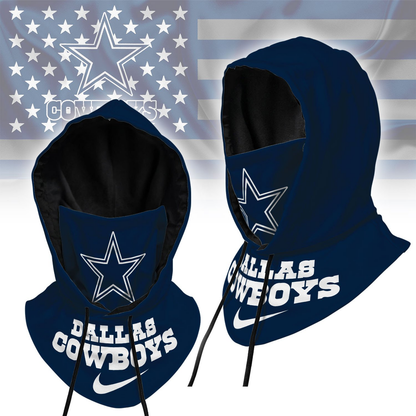 Premium NFL DAL Hooded Gaiter V1 NMD TTV