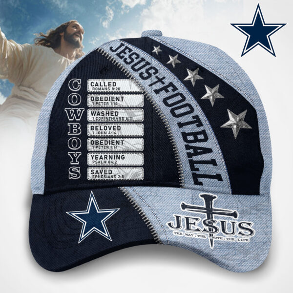 Premium NFL DAL Jesus Football Classic Cap V1 NMD TTV