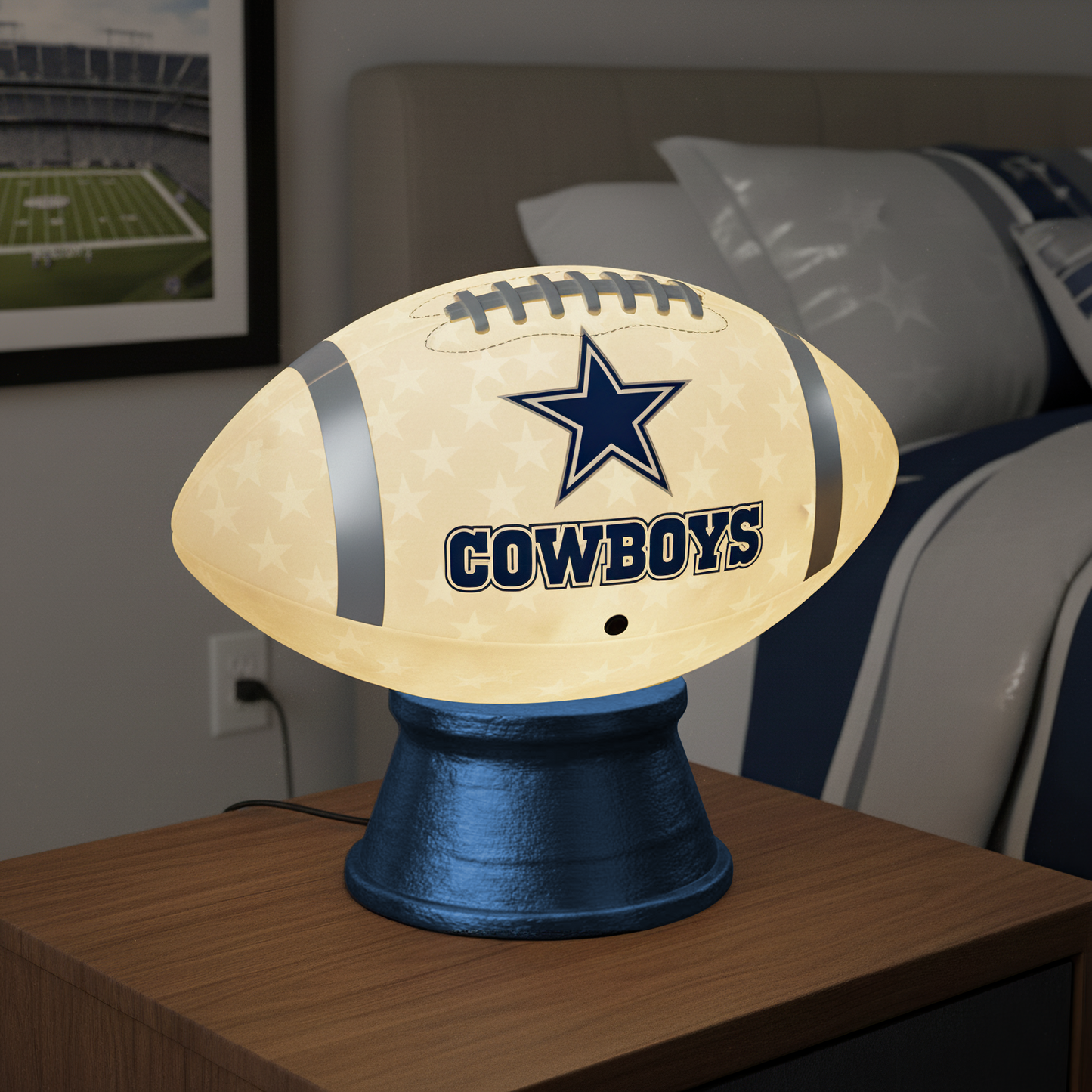 Premium NFL DAL LED Football Night Light V1 NMD TTV
