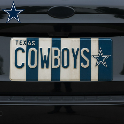 Premium NFL DAL License Plate Frame HI V1 NMD TTV