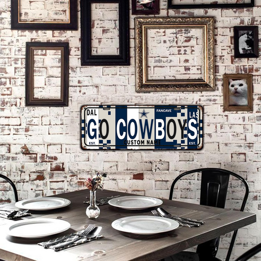 Premium NFL DAL Metal Vintage Wall Sign V1 NMD25 TTV