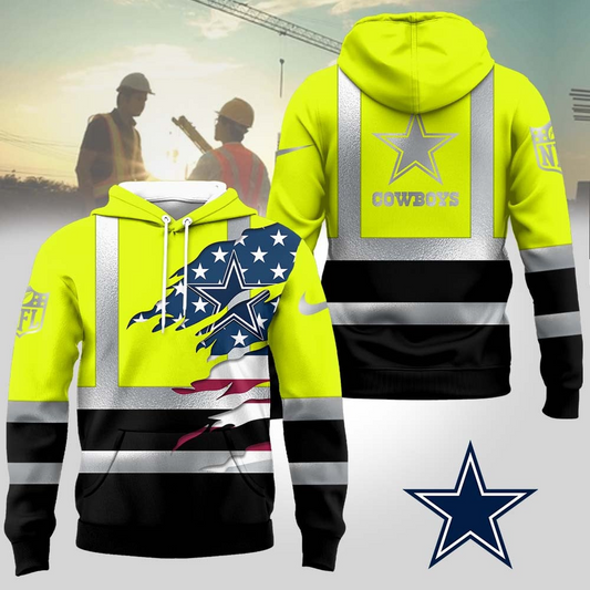 Premium NFL DAL Patriotic Safety Hoodie V1 NMD TTV