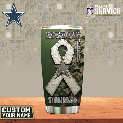 Premium NFL DAL Proudly Served Tumbler V1 NMD TTV