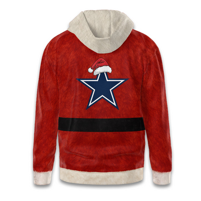 Premium NFL DAL Santa Claus Hoodie V1 NMD TTV